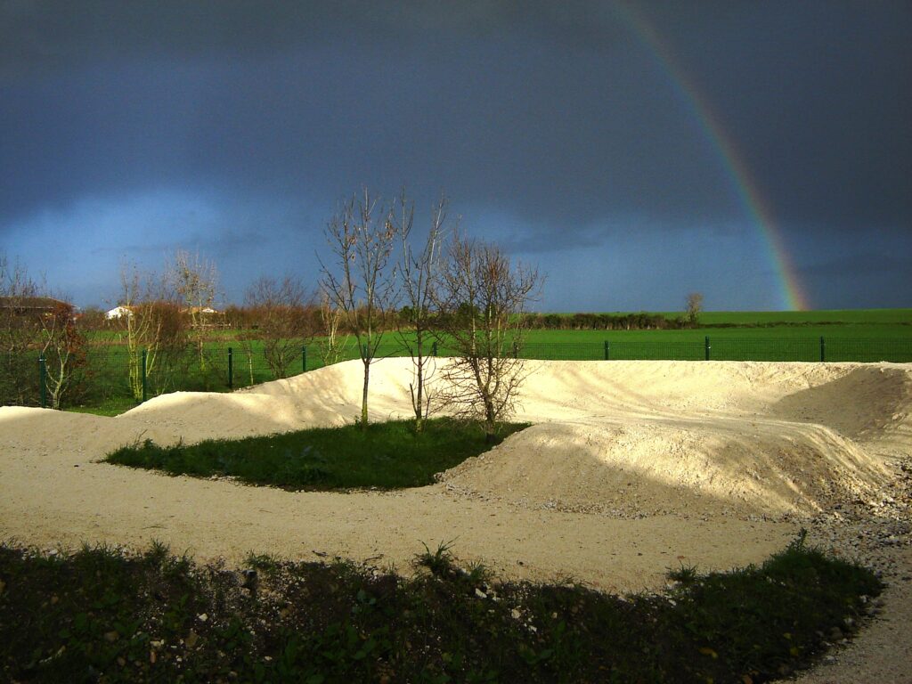 La piste de bicross